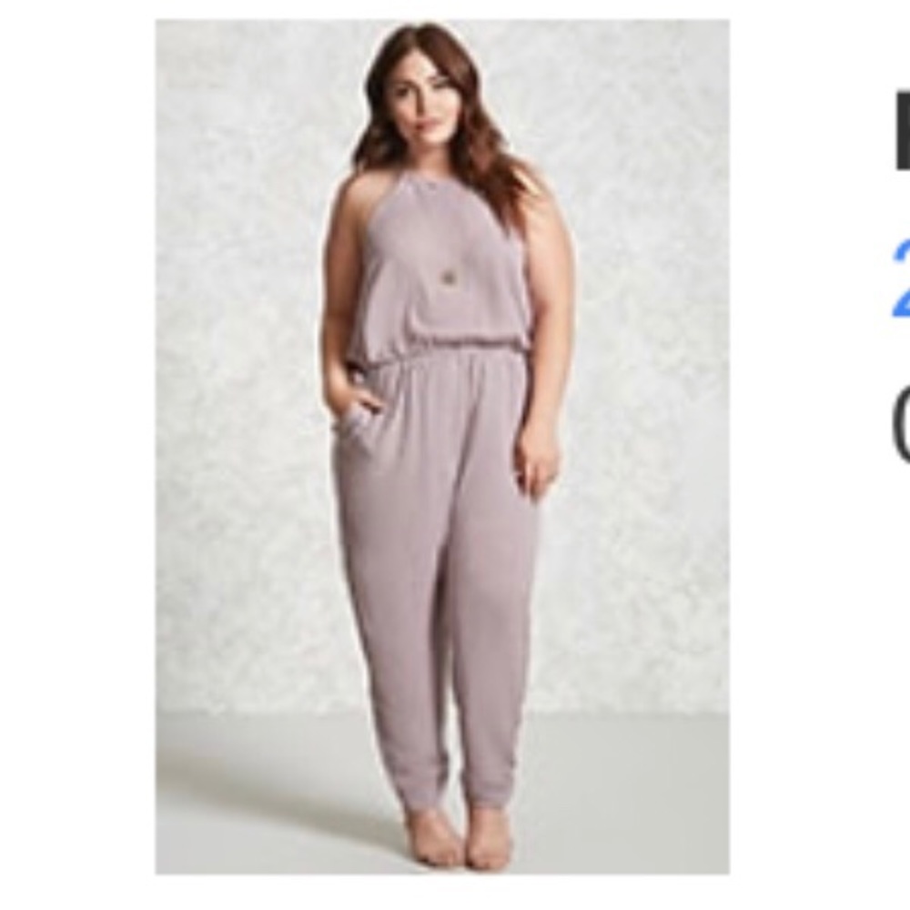 Lavender jumpsuit forever 21 never worn!